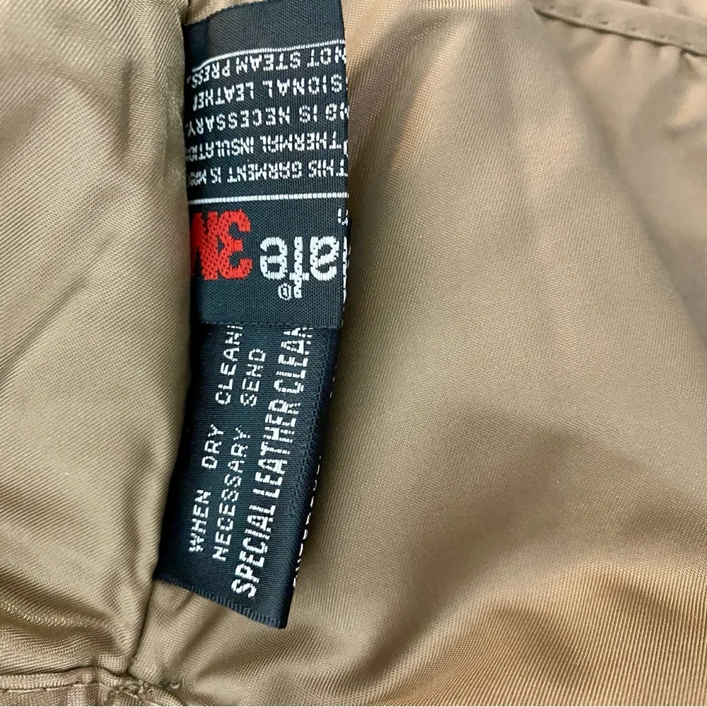 Vintage Byrnes & Baker FABULOUS 80s Leather Animal Print Jacket, Belted, Size S - Picture 6 of 11